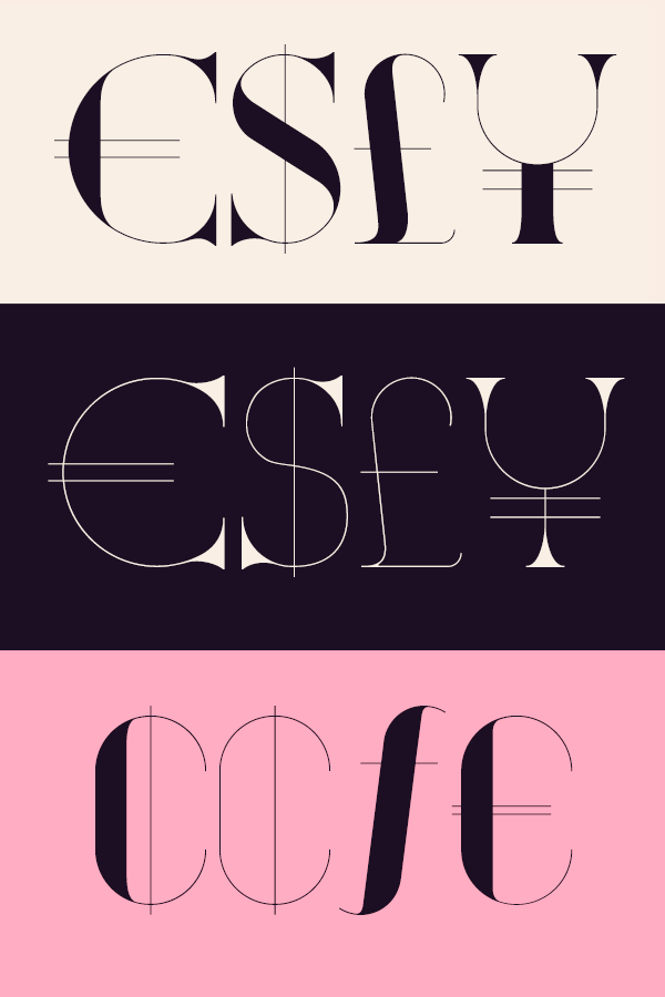 port vintage font numbers